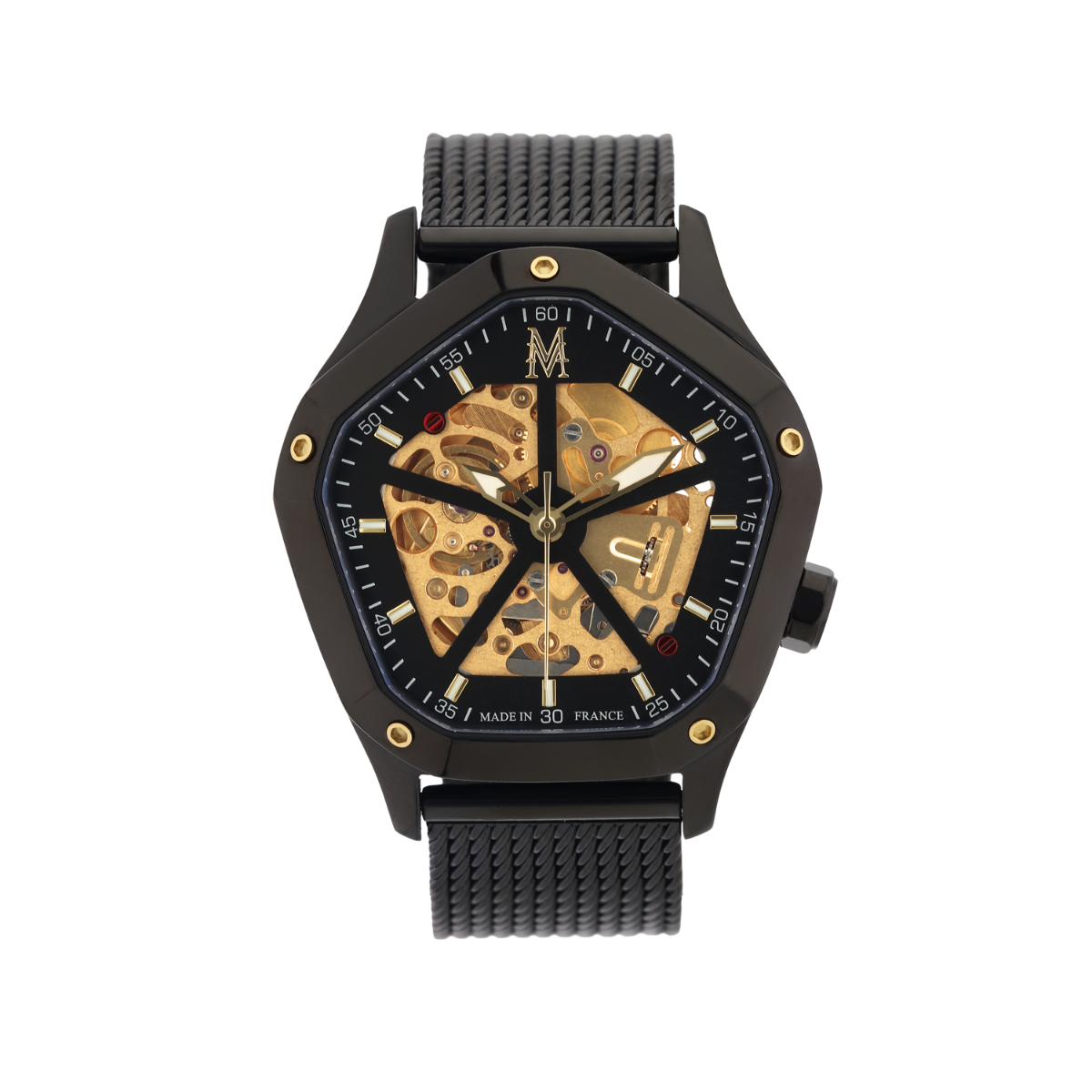 Montre Montignac pour homme noir