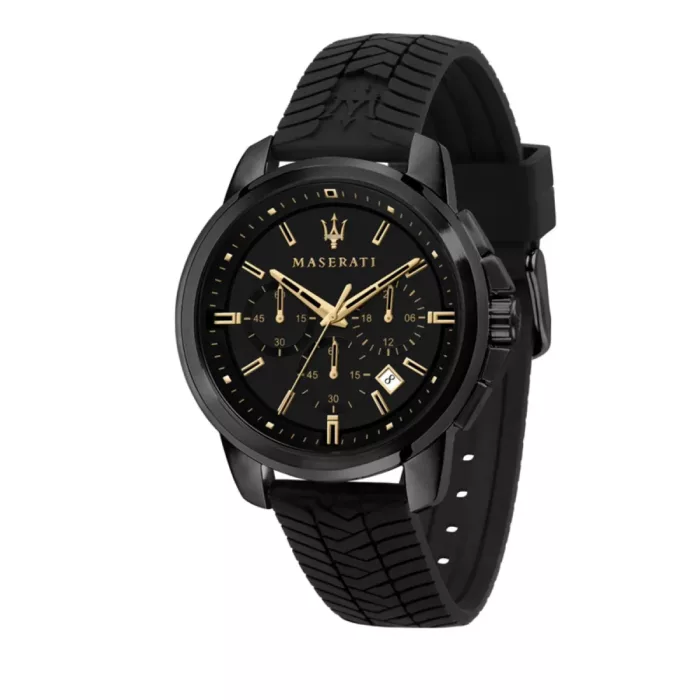 Montre quartz homme successo noir Maserati